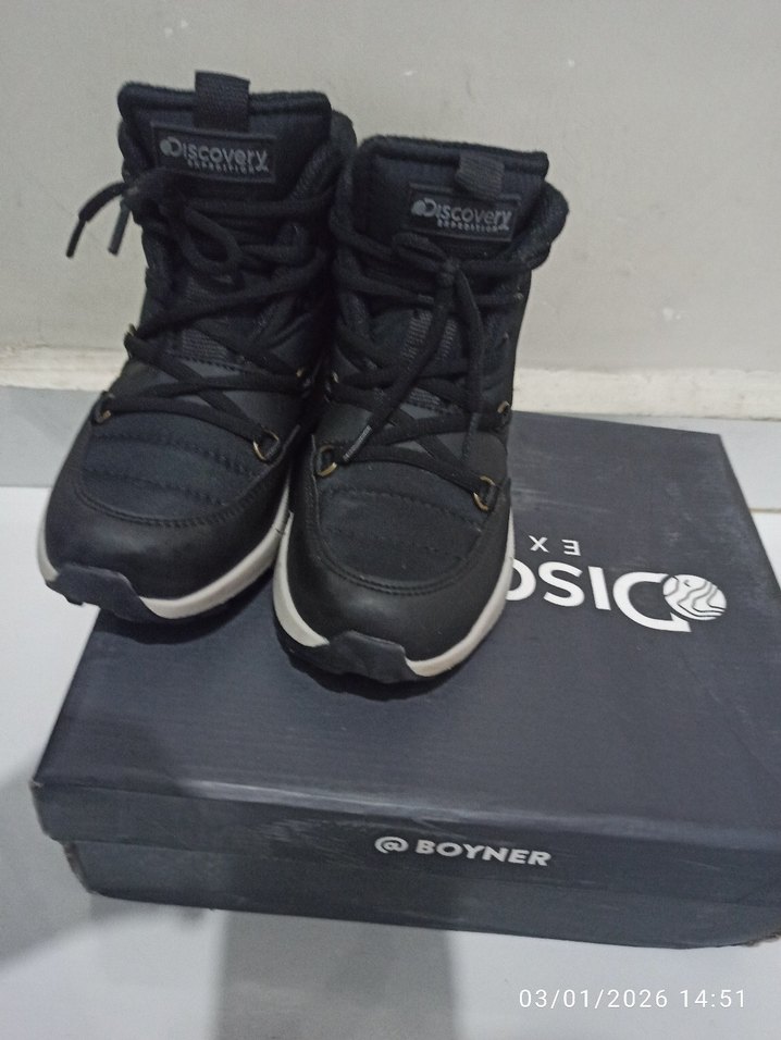 Erkek Çocuk Siyah Cırtlı Bot - Görsel 3