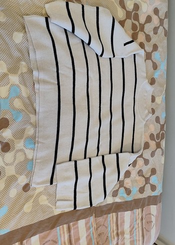 Çizgili Bohem Salaş Kadın Triko - Görsel 3