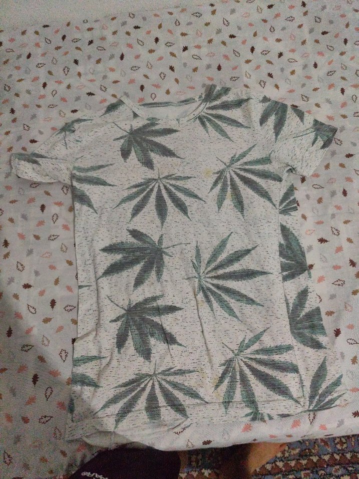 Gri Erkek V Yaka Kısa Kollu Tişört - Görsel 2