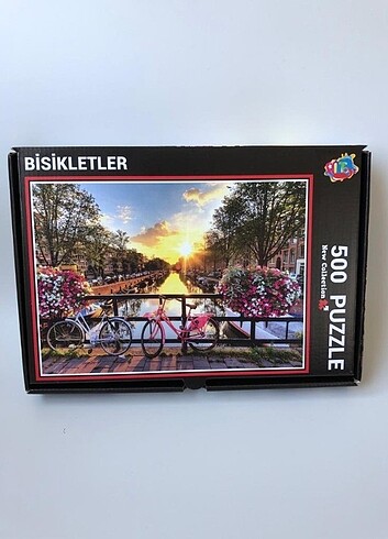 BİSİKLETLER 500 PARÇA PUZZLE 