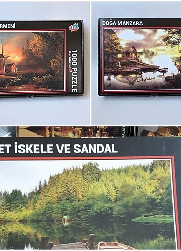 Doğa Manzara Gölet Yel Değirmeni 