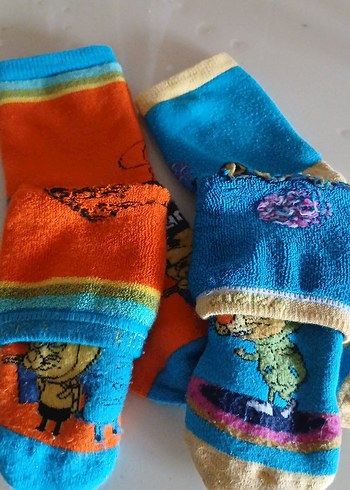 Çocuklar için Renkli Baskılı Çoraplar - Görsel 3