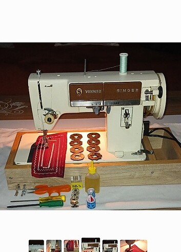 SİNGER DİKİŞ MAKİNESİ DÜZ DİKİŞ VE ZİKZAK 25 PİKO YAPAR 