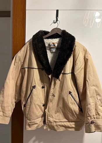 American Vintage Vintage Bej Kurk Yaka Bomber Mont