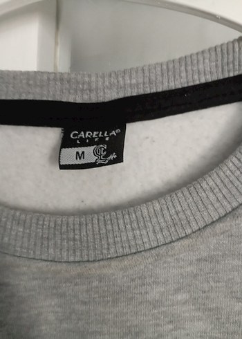 m Beden gri Renk Gri Oversize Kadın Sweatshirt