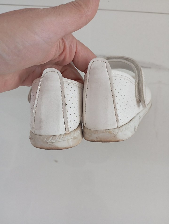 Beyaz Kız Çocuk Babet Ayakkabı - Görsel 4