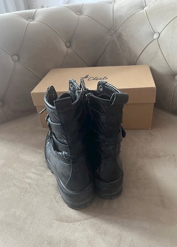 36 Beden siyah Renk Beymen Club Deri Kadın Bot