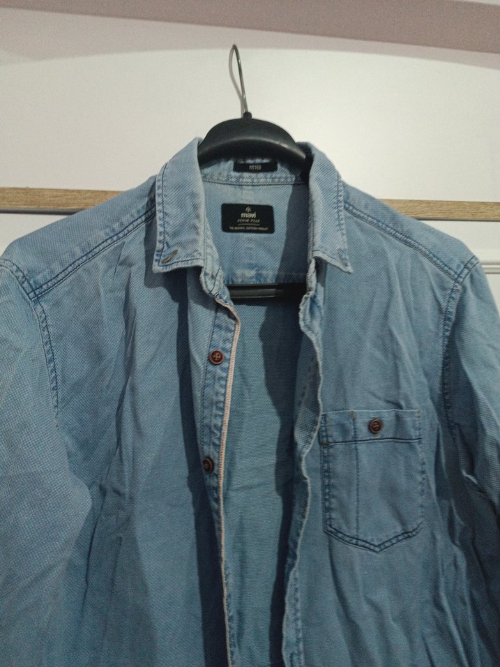 Mavi Denim Uzun Kollu Erkek Gömlek - Görsel 2