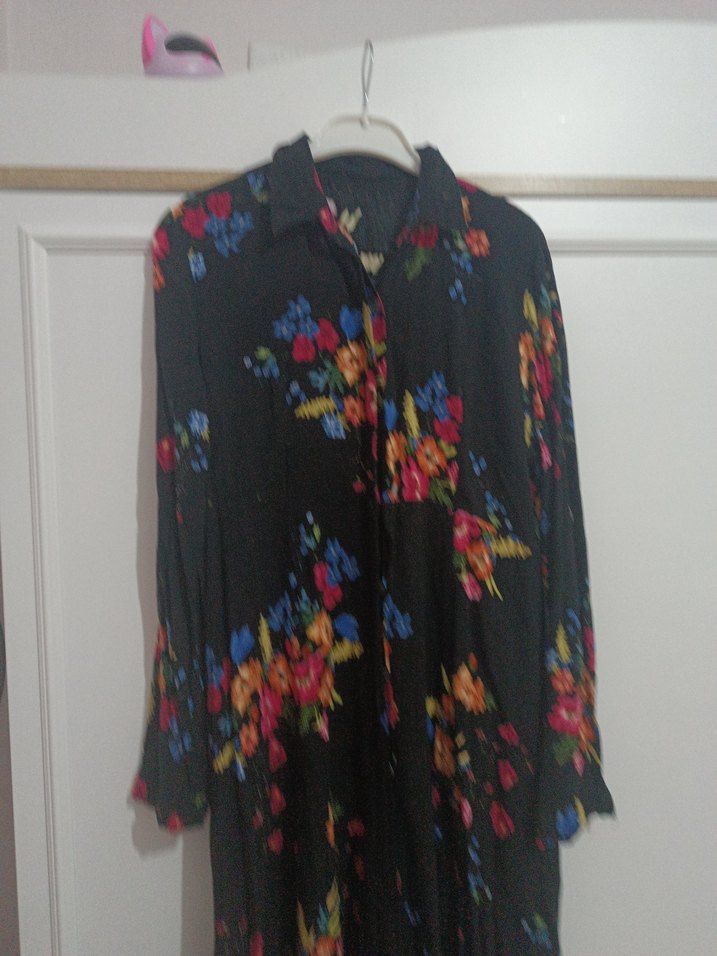 Piliseli, Uzun Kollu Bohem Uzun Elbise - Görsel 2