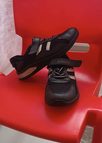 k Çocuk Siyah Spor Ayakkabı - Görsel 3