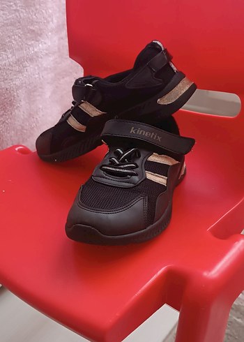 k Çocuk Siyah Spor Ayakkabı - Görsel 2