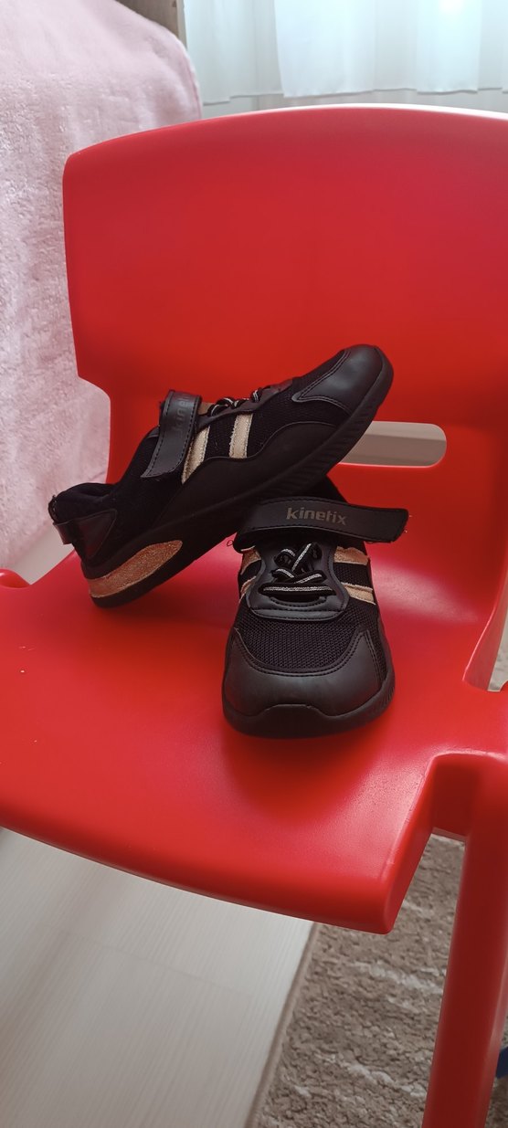 k Çocuk Siyah Spor Ayakkabı - Görsel 3