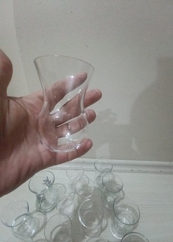 Çeşitli Şeffaf ve Desenli Çay Bardakları - Görsel 2