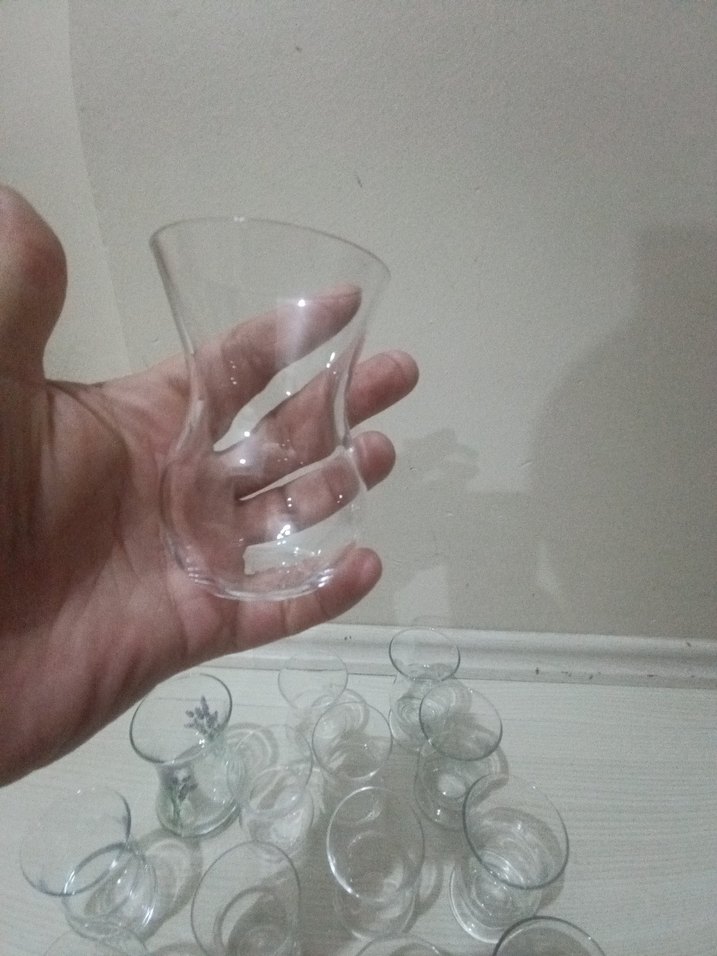 Çeşitli Şeffaf ve Desenli Çay Bardakları - Görsel 2