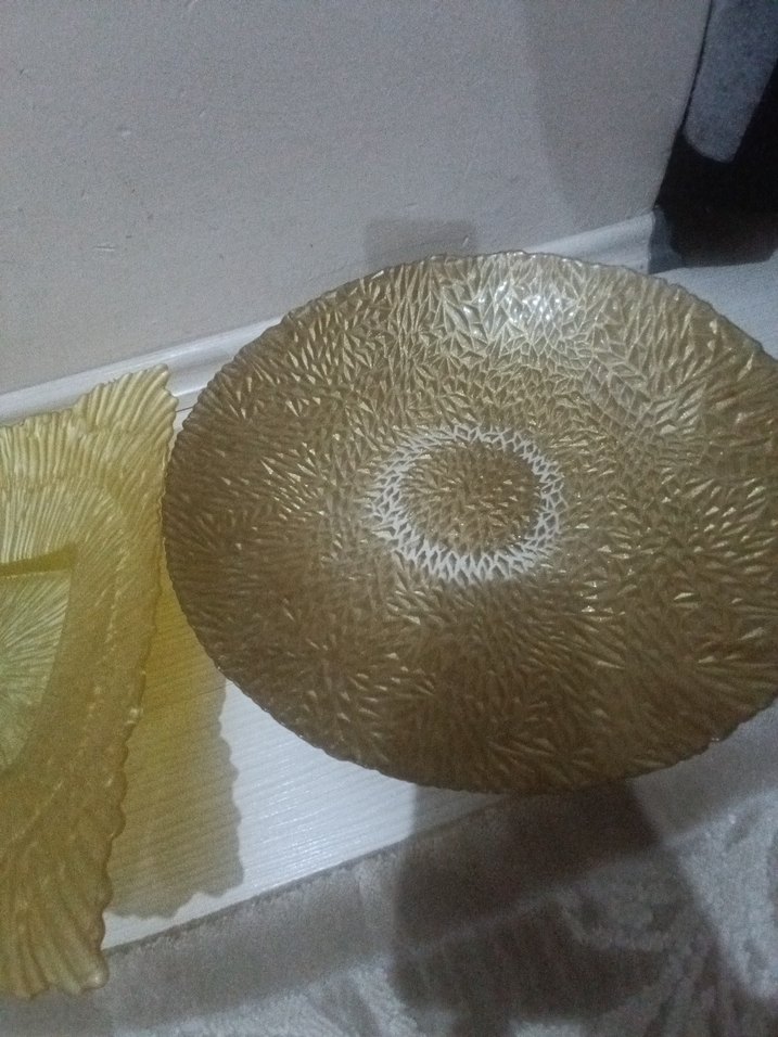 Parlak Altın Bohem Tarzı Tabak Seti - Görsel 3