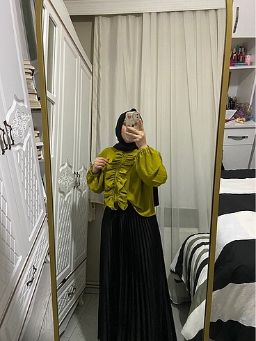 l Beden yeşil Renk Özel imalat gömlek kısa model 40-42 beden