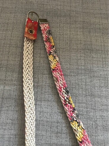 Beden Çok Renkli Simli Kemer
