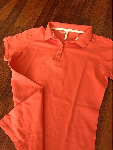 Kadın Pembe Polo Yaka Düğmeli T-shirt