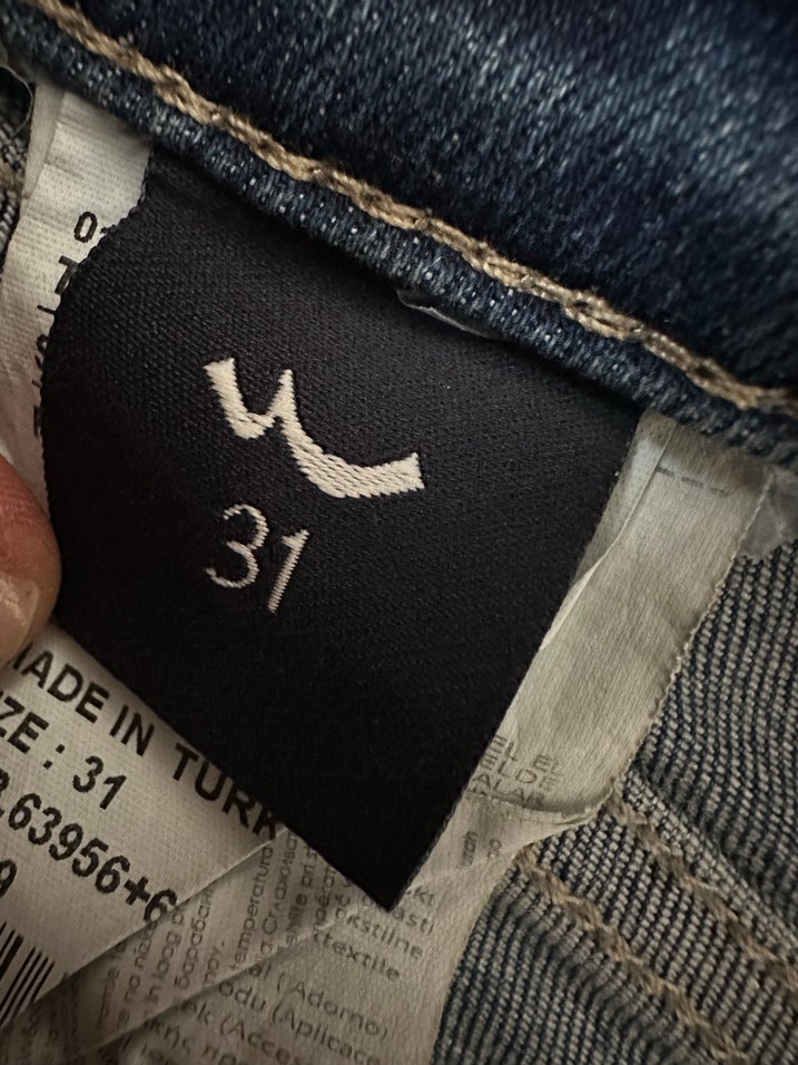 Mavi Kadın Denim Midi Boy Kot Pantolon - Görsel 3