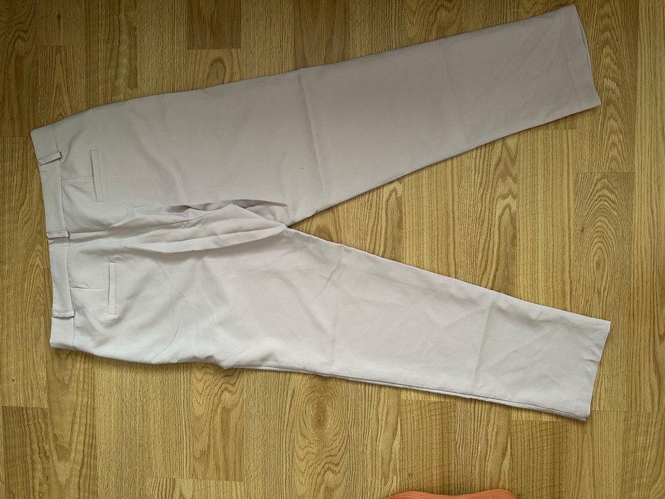 Trendyol bej kanvas likralı kadın pantolon - Görsel 3