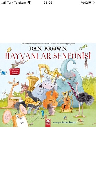 Dan Brown hayvanlar senfonisi