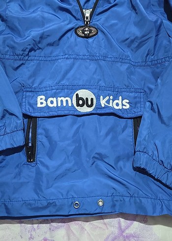 Mavi Kapüşonlu Erkek Çocuk Montu - Görsel 2