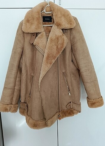 s Beden kahverengi Renk Stradivarius biker ceket