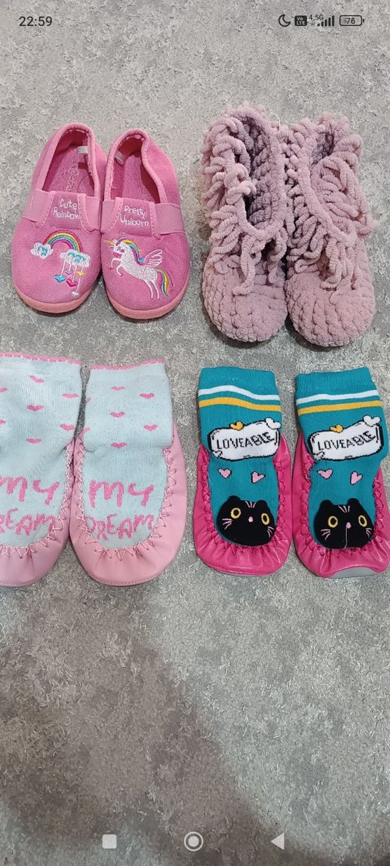 6 çift panduf - Görsel 2