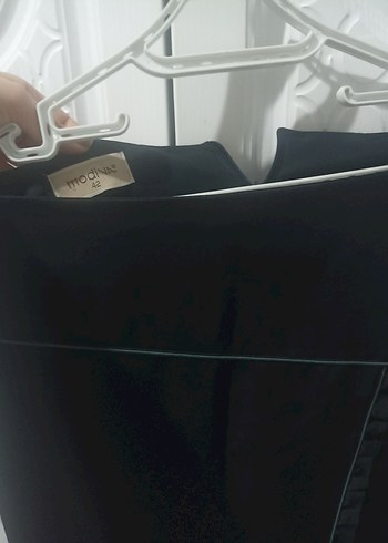 Diğer Drapeli Siyah Uzun Kadın Etek