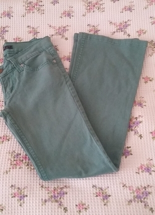 Diğer Su Yeşili Pantolon
