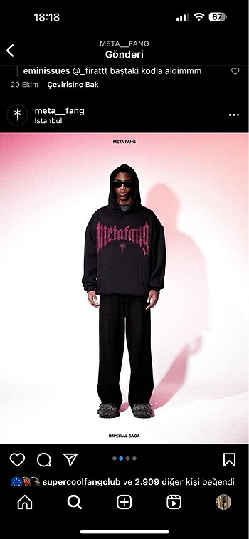 Pink rhinestone hoodie metafang