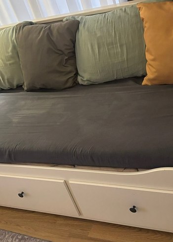 HEMNES/AGOTNES Beyaz Çekmeceli Çocuk Divanı 80x200 cm - Görsel 2