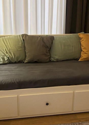 HEMNES/AGOTNES Beyaz Çekmeceli Çocuk Divanı 80x200 cm - Görsel 5