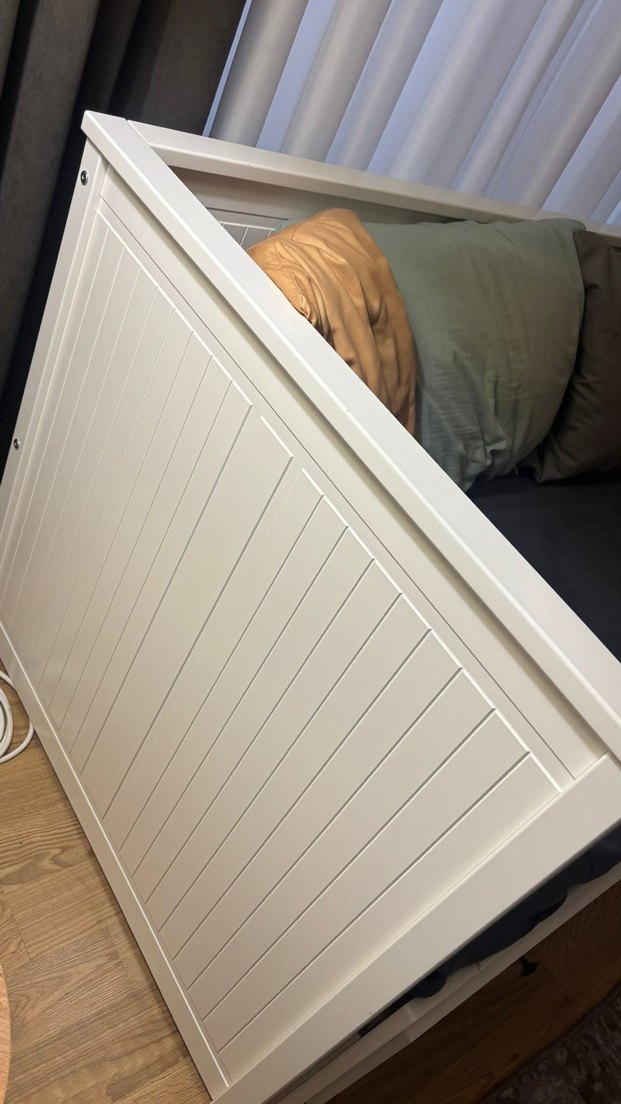 HEMNES/AGOTNES Beyaz Çekmeceli Çocuk Divanı 80x200 cm - Görsel 4