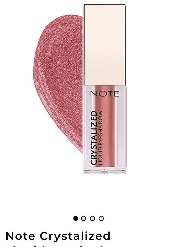 Note Note crystalized liquid eyeshadow 04 pink bouquet likit tekli fa