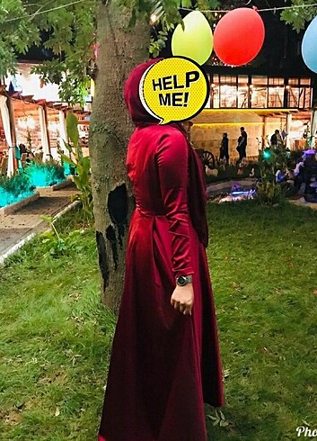 Muhteşem saten bordo asilligi