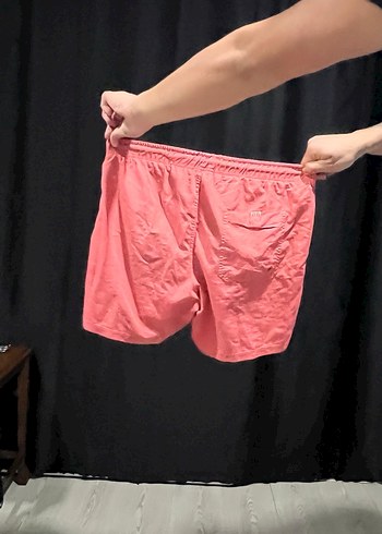 Erkek Pembe Midi Rahat Kesim Mayo - Görsel 2