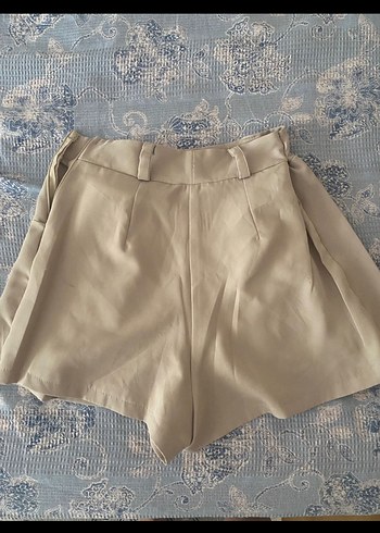 Bej Mini Pilili Kadın Etek - Görsel 2