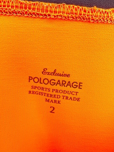 m Beden turuncu Renk Polo Garage Mini Üst %70 İndirimli.