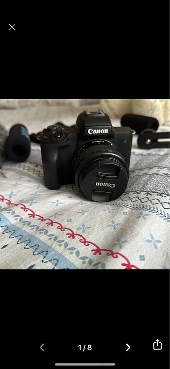 Canon eos m50 fotoğraf makinası