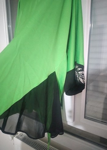 Yeşil Salaş Abiye tunik - Görsel 3