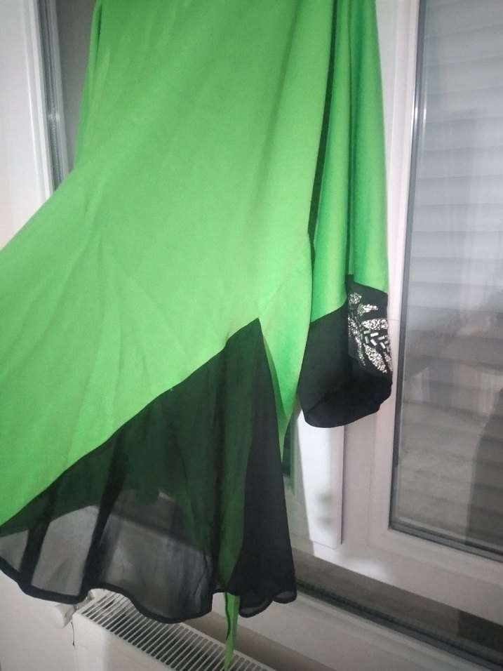 Yeşil Salaş Abiye tunik - Görsel 3