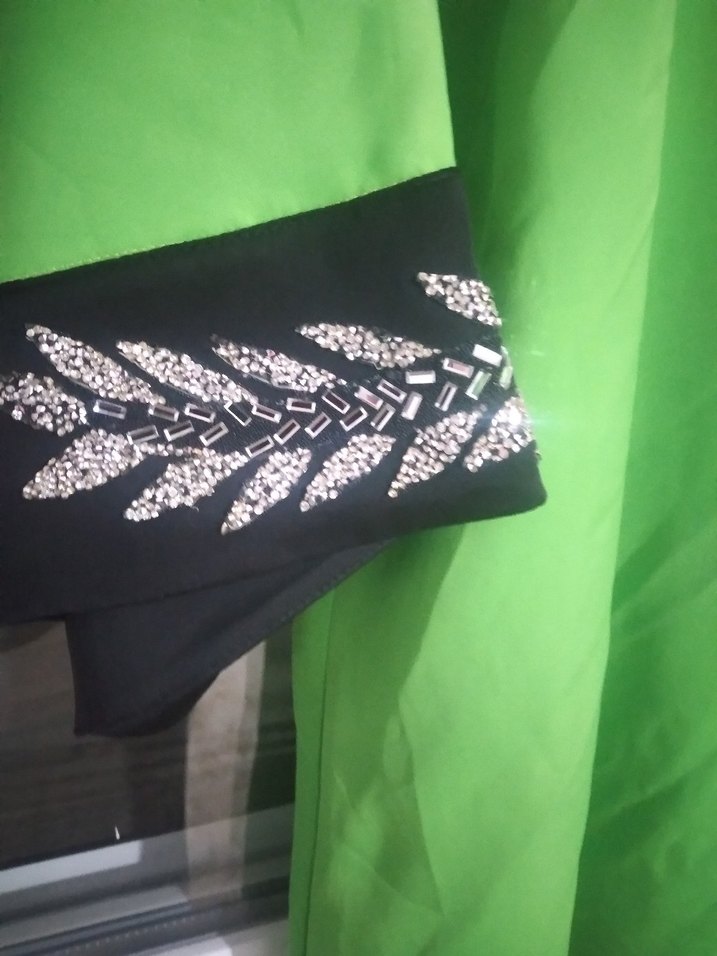 Yeşil Salaş Abiye tunik - Görsel 4