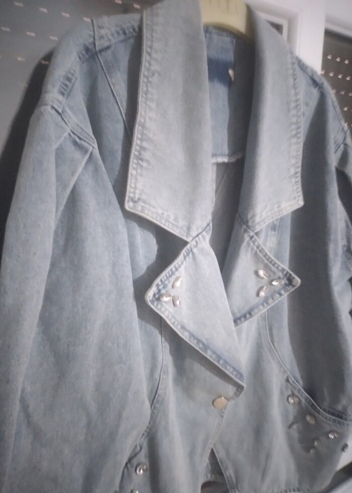 Jean ceket  - Görsel 3