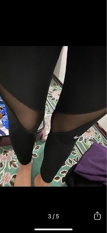 xl Beden Spor tayt nike transparan