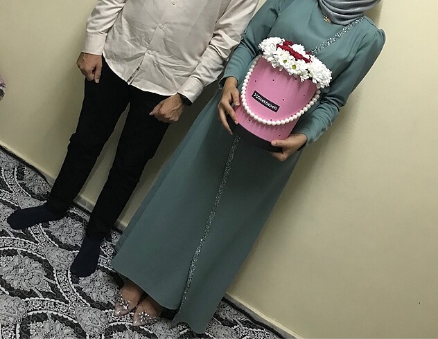 uzun tesettür elbise