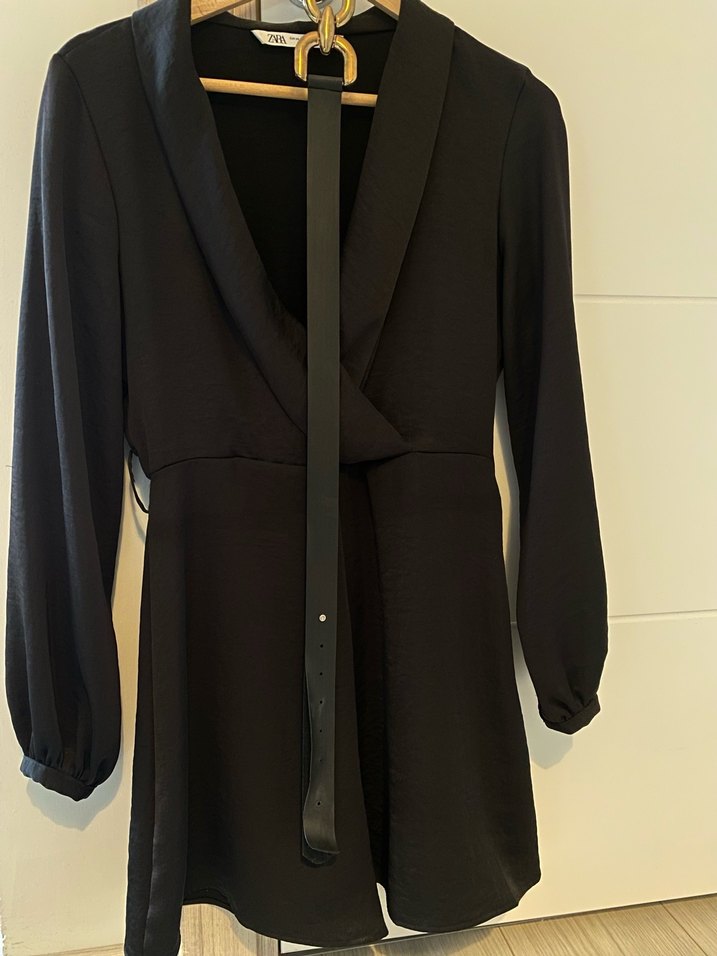 Zara Kemerli Saten Tulum - Görsel 2