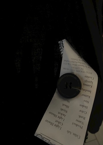 Suud Collection Siyah Light Blazer Ceket - Görsel 5