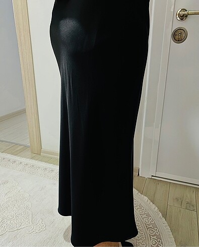 Zara Zara Midi Saten Etek