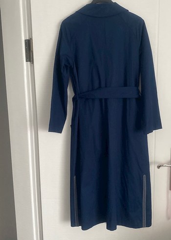 Armine 40 beden Lacivert Kadın Trençkot - Görsel 6